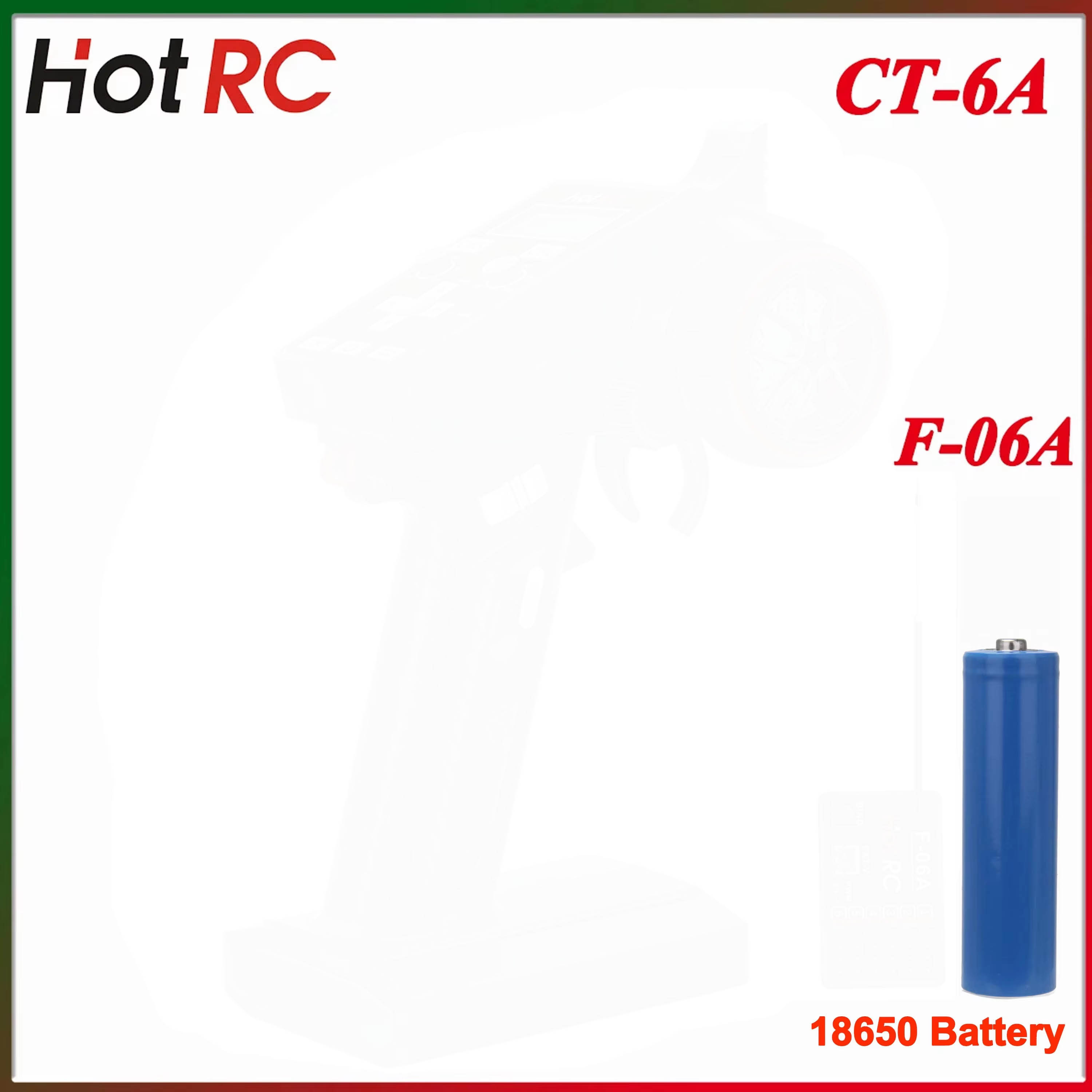 Drone Rc Transmitter And Receiver - HotRC CT-6A 2.4G 6CH 6 Kanal