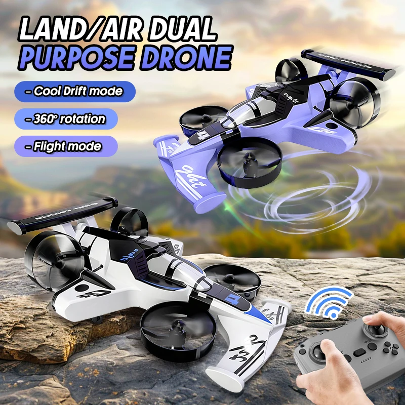 Rc Drone And Flying Car - 2'si 1 Arada Uzaktan Kumandalı Quadcopter