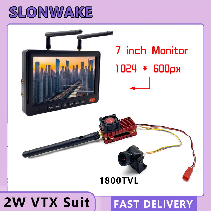Drone Rc Transmitter And Receiver - SLONWAKE 5.8G 2W VTX FPV 1800TVL