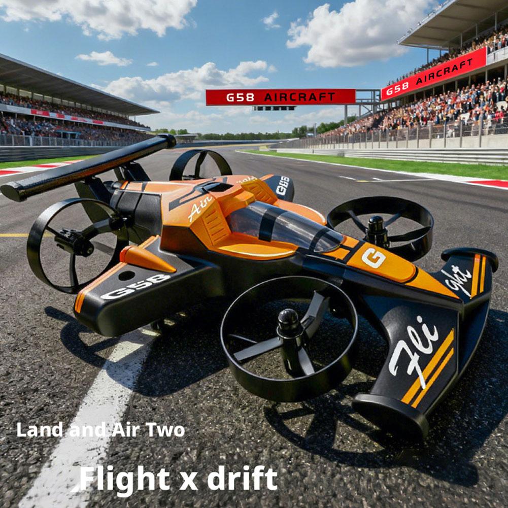 Rc Drone And Flying Car - 2'si 1 Arada Mini Drone Hava-Yer