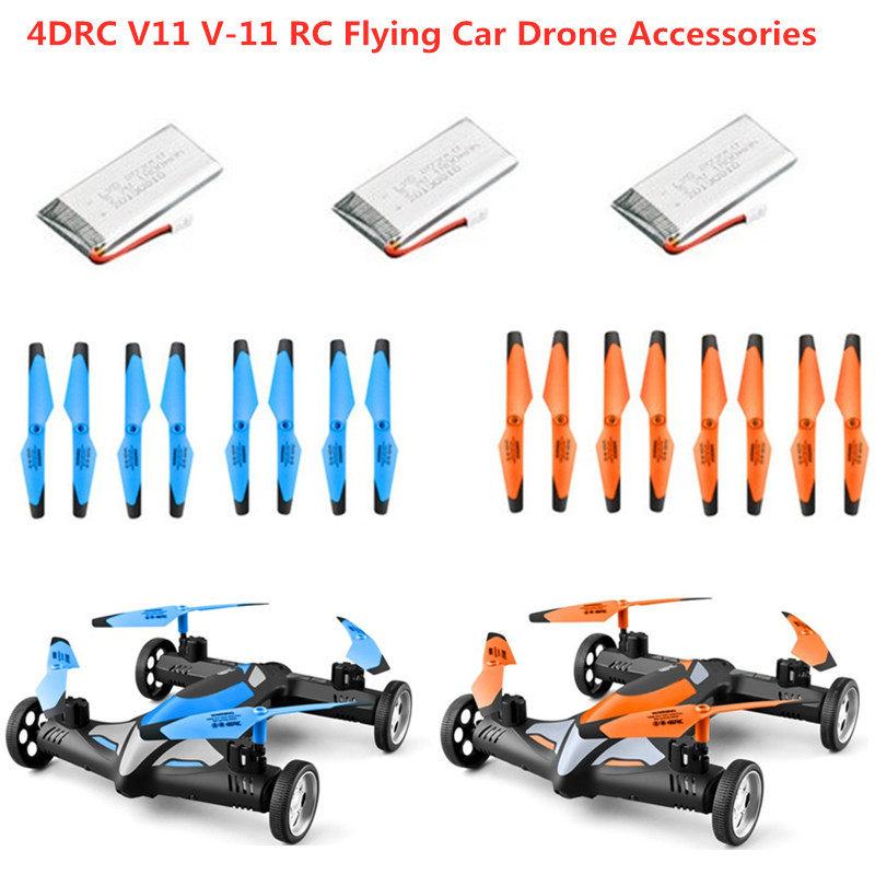 Rc Drone And Flying Car - 4DRC V11 Uzaktan Kumandalı Uçan Araba