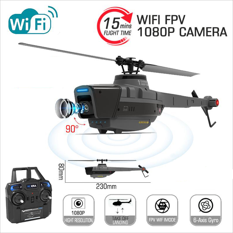 Drone Rc Team City - C128 2.4G RC helikopter 4 pervaneler