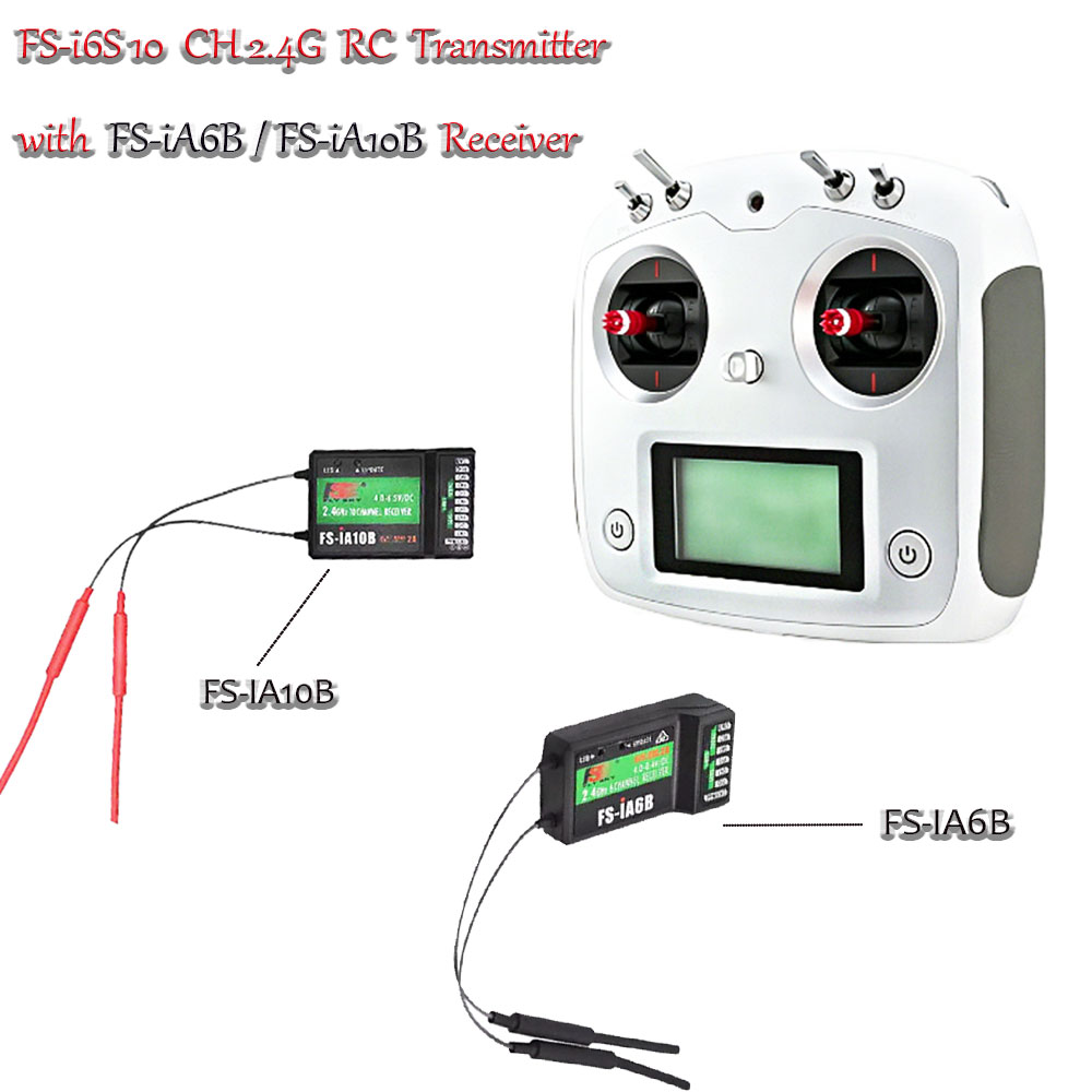 Drone Rc Transmitter And Receiver - FLYSKY FS-i6S 10CH 2.4G Radyo Vericisi,