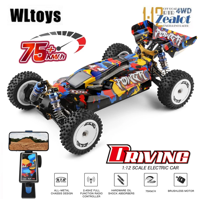 Drone Or Rc Car - WLtoys 124017 124007 75 KM/H RTR