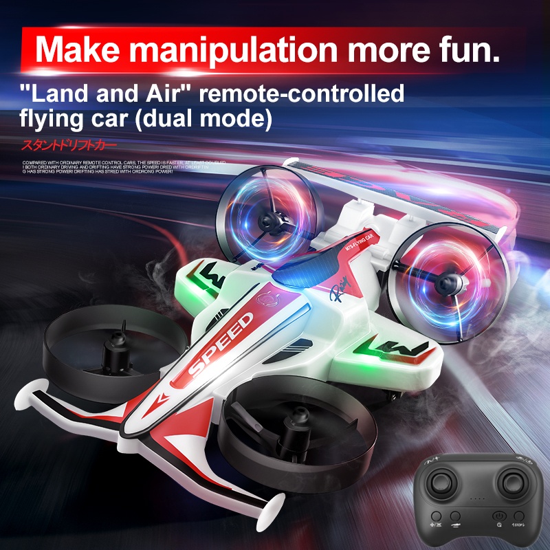 Rc Drone And Flying Car - Kara Hava Çift Modlu 2'si 1