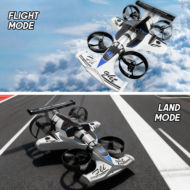 Rc Drone And Flying Car - 2in1 Mini Drone Hava-Zemin Uçan Araba