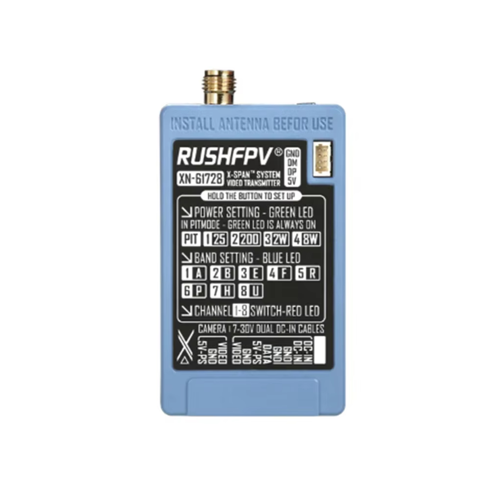 RUSHFPV 6.1‑7.2G 8W X61728 VTX - Drone Rc Transmitter And Receiver incelemesi ve fiyatı