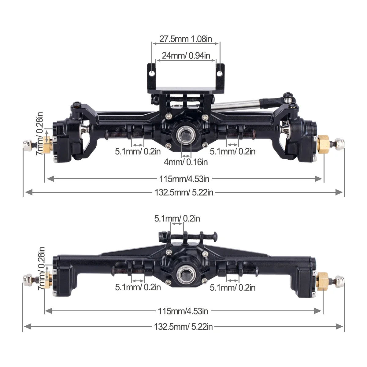 Alüminyum CNC Portal Akslar +  - Rc Car Body Shell incelemesi ve fiyatı