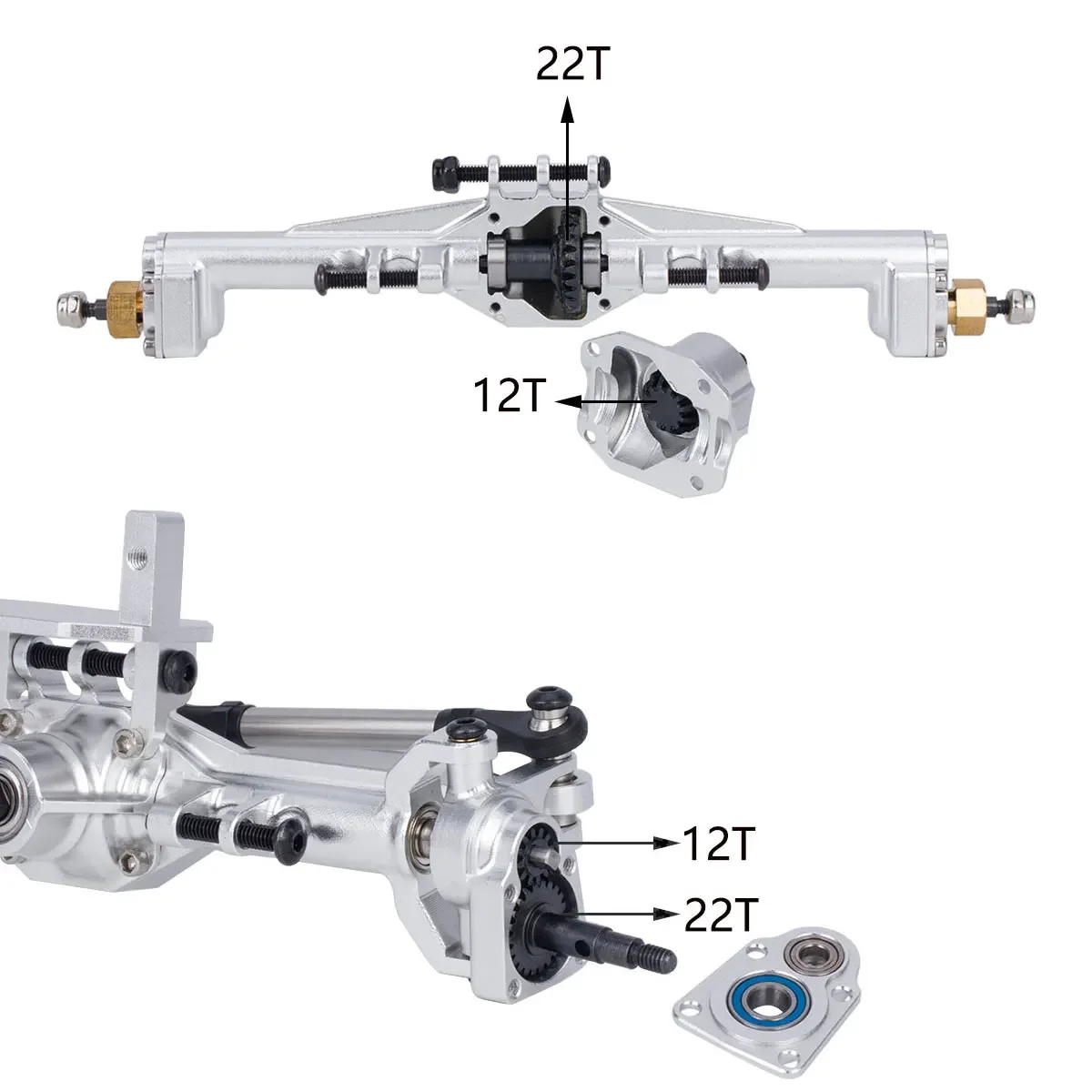 Alüminyum CNC Portal Akslar +  - Rc Car Body Shell incelemesi ve fiyatı