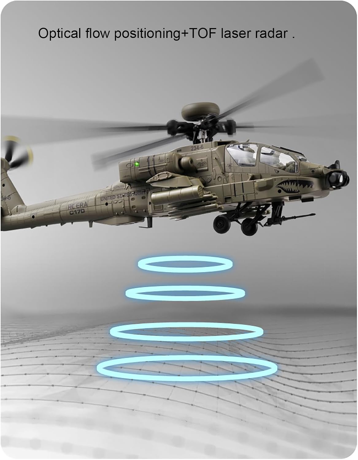 310MM 6CH C170 AH-64D Uzaktan  - Drone Shahed Rc incelemesi ve fiyatı
