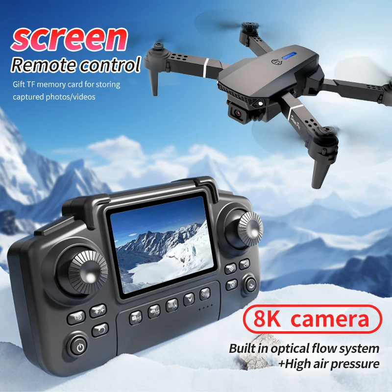 Profesyonel E88 PRO Drone ekra - Drone Shahed Rc incelemesi ve fiyatı