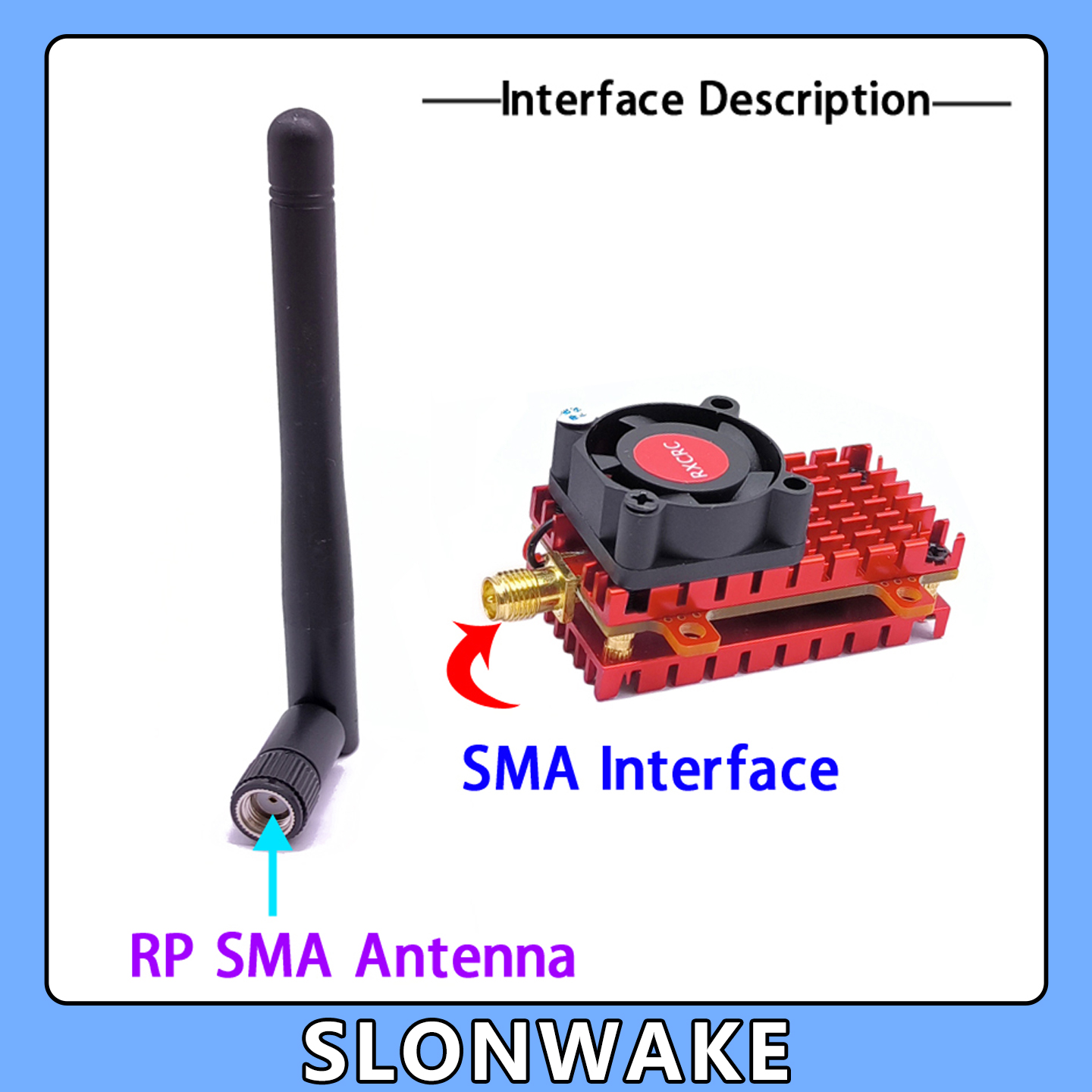 SLONWAKE 5.8G 2W VTX FPV 1800T - Drone Rc Transmitter And Receiver incelemesi ve fiyatı