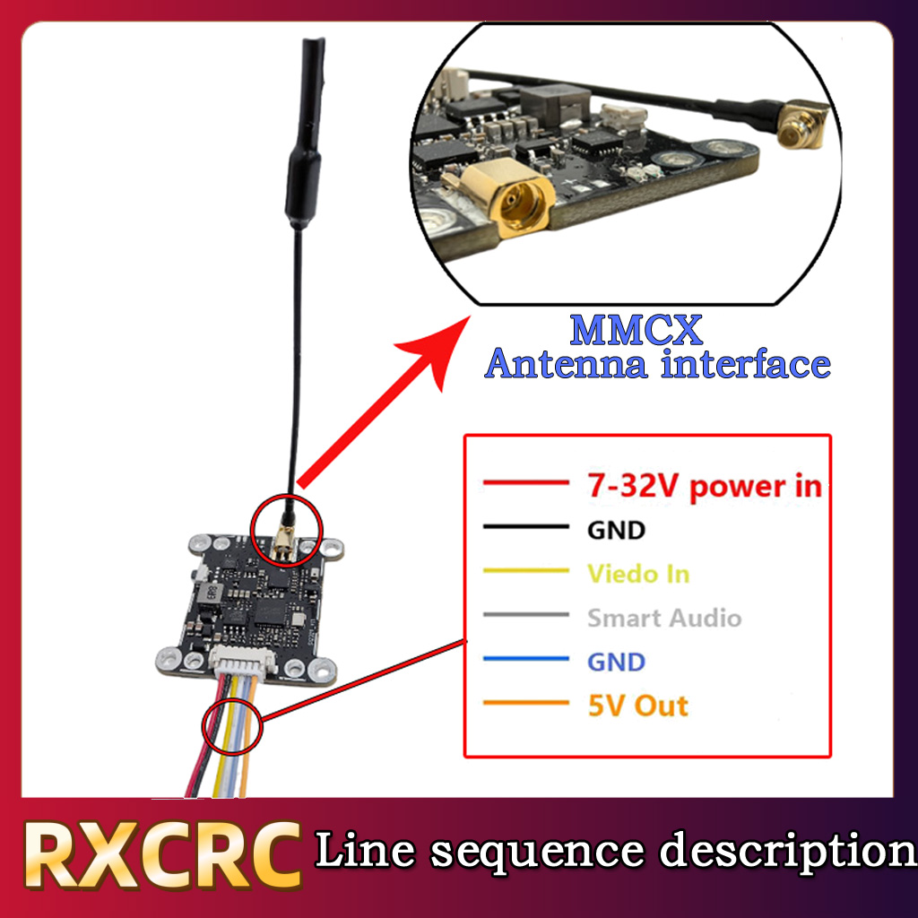 RXCRC 5.8G Modülü 48CH 1.6W VT - Drone Rc Fpv incelemesi ve fiyatı