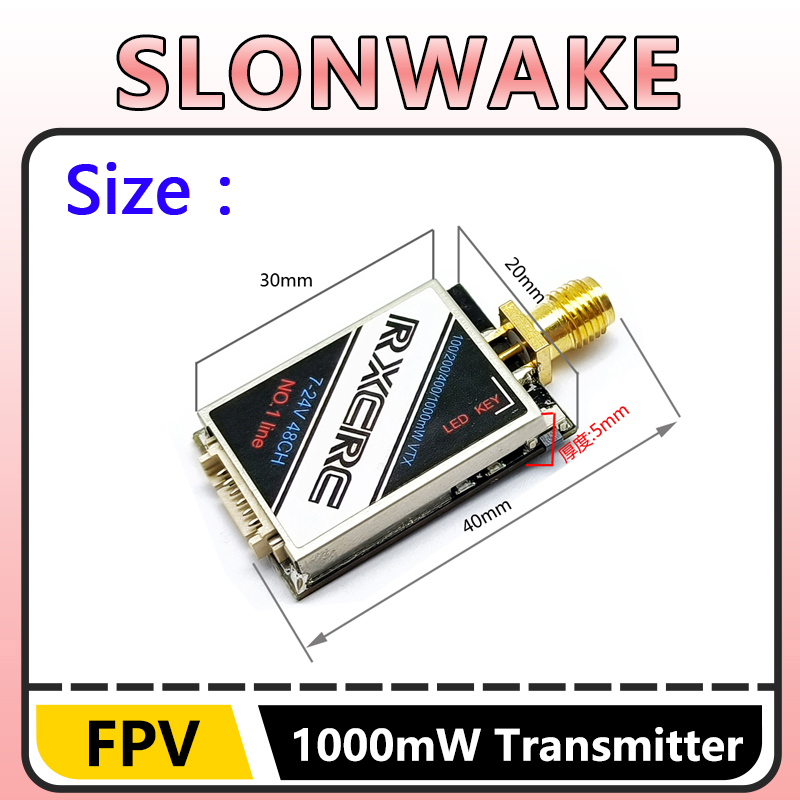 SLONWAKE 5.8G 48CH 1W VTX 100/ - Fpv Camera Cmos incelemesi ve fiyatı