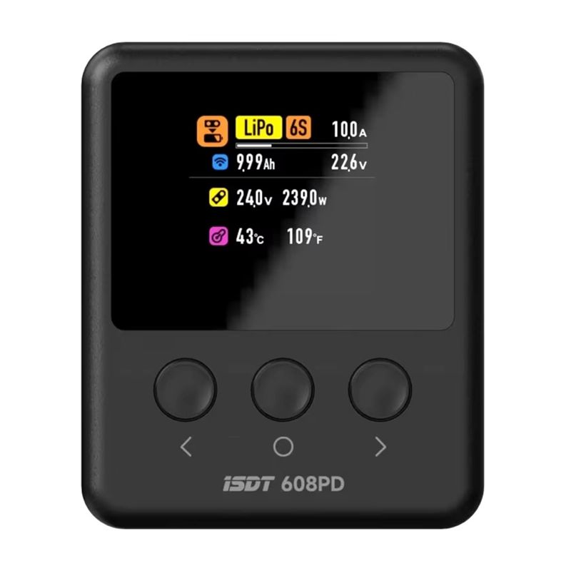 ISDT 608PD DC 240W/10A USB C 1 - Drone Smart Rc incelemesi ve fiyatı