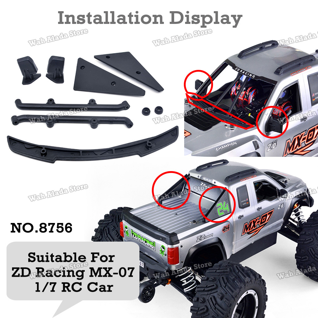 ZD Racing MX-07 1/7 RC Araba K - Rc Car Body Shell incelemesi ve fiyatı