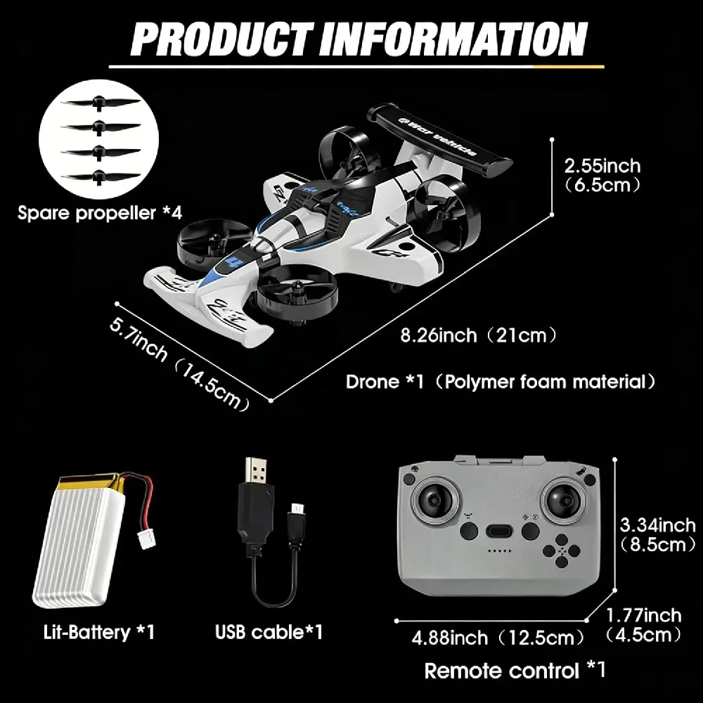2'si 1 Arada RC Uçan Drone Ara - Rc Drone And Flying Car incelemesi ve fiyatı